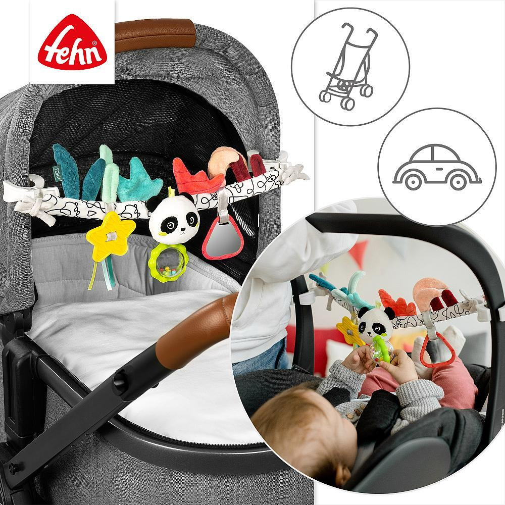 Jucarie carucior Dobabydoo - Ursulet panda [4]