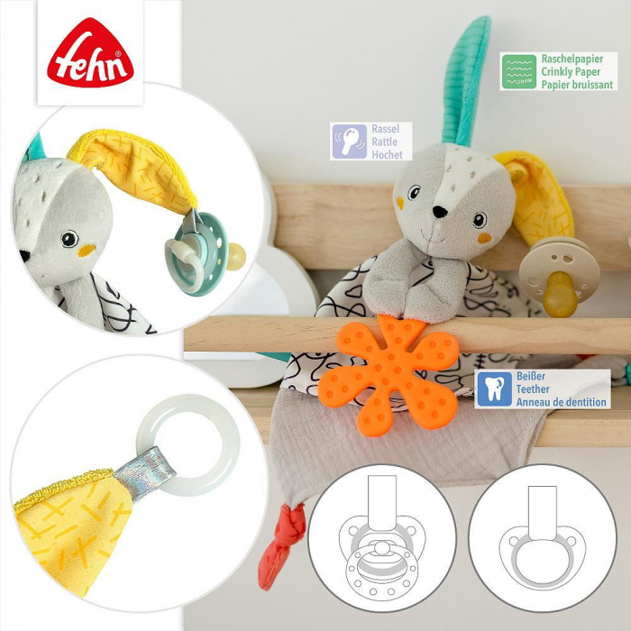 Jucarie doudou Dobabydoo - Iepuras dragalas [4]