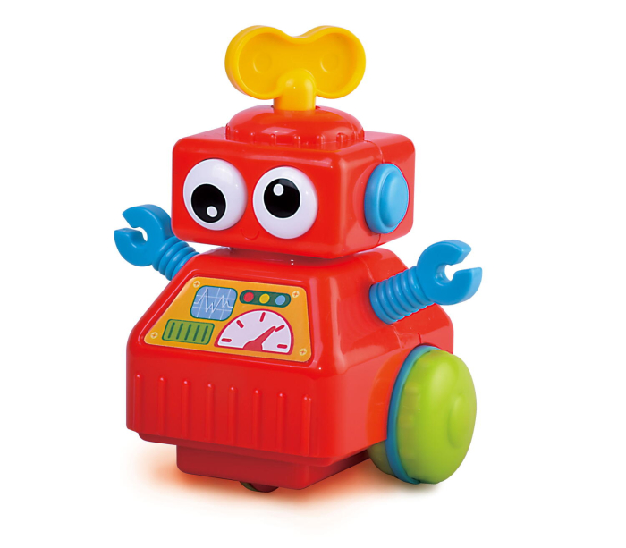 Jucarie interactiva - Robotel cu cheita (rosu) [2]