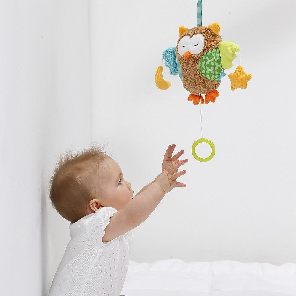 Jucarie muzicala - Bufnita somnoroasa (18 cm) [5]