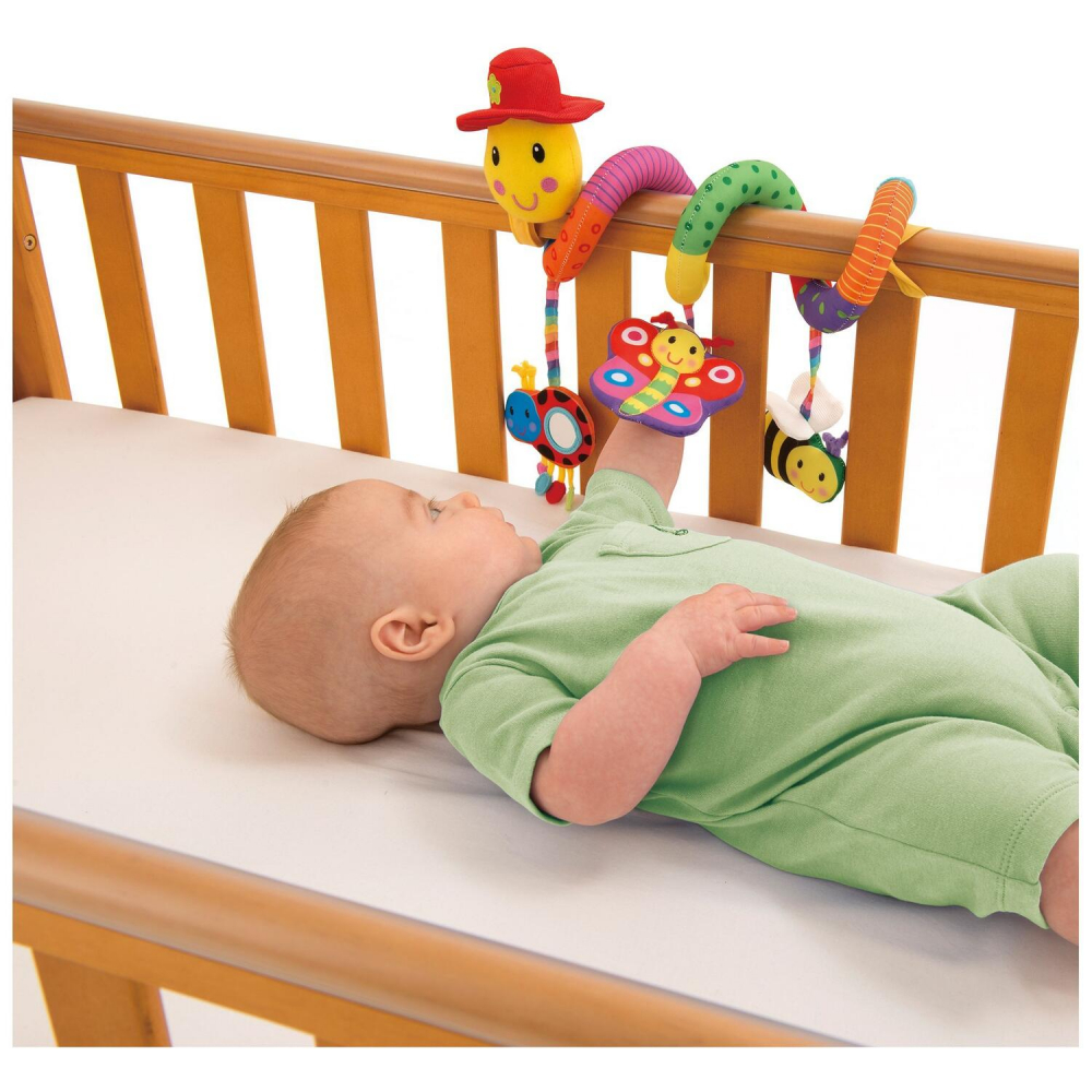 Jucarie pentru patut si carucior Wiggly Worm [3]