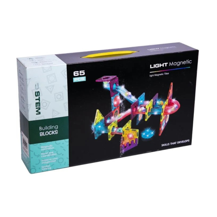 Labirintul meu magnetic cu lumini - 65 piese (7.5 cm) [1]