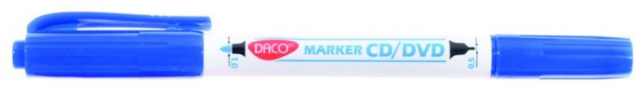 MARKER CD/DVD DOUA CAPETE DACO ALBASTRU MK301 [1]