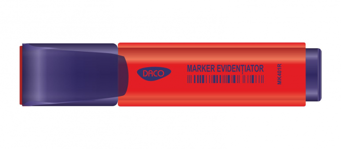 MARKER EVIDENTIATOR DACO ROSU MK401R [1]