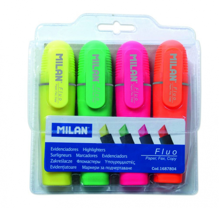 MARKER EVIDENTIATOR SET 4 MILAN 1687804 [1]