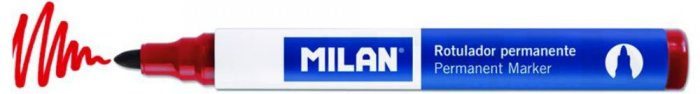 MARKER PERMANENT MILAN VARF ROTUND ROSU 16429123 [1]