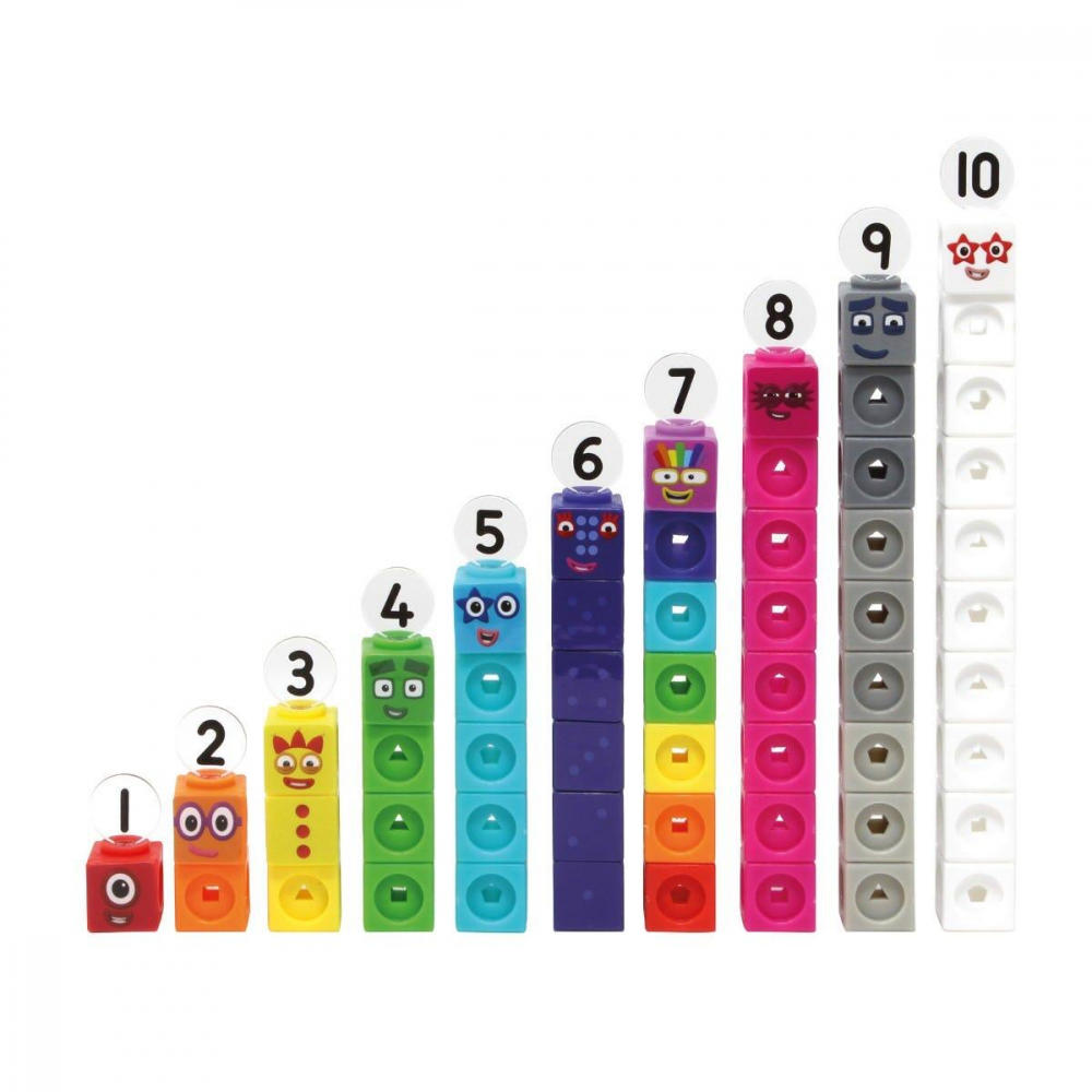 MathLink®Cubes Numberblocks in engleza Set de activitati de la 1 - 10 [6]