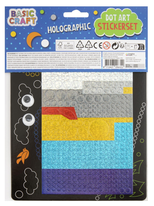 Mozaic cu autocolante - Masinuta [2]