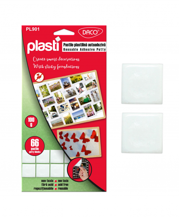 PASTILE PLASTILINA AUTOADEZIVA PLASTI DACO [1]
