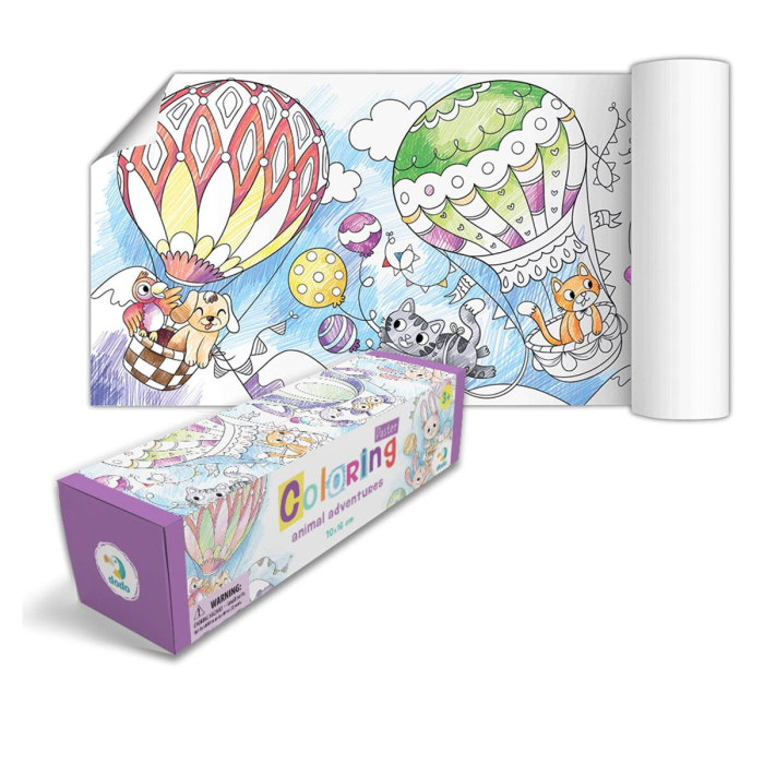 Poster de colorat - Aventurile animalutelor [1]