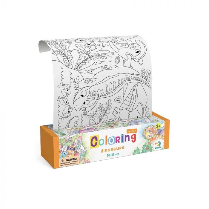 Poster de colorat - Dinozauri [2]