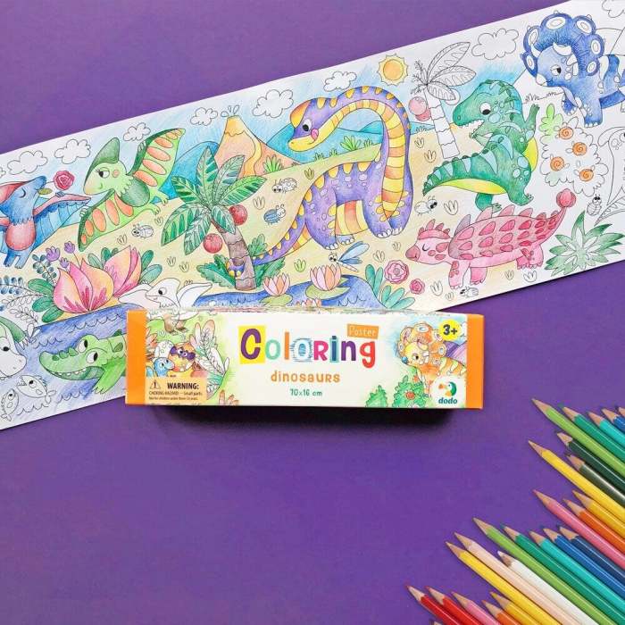 Poster de colorat - Dinozauri [5]