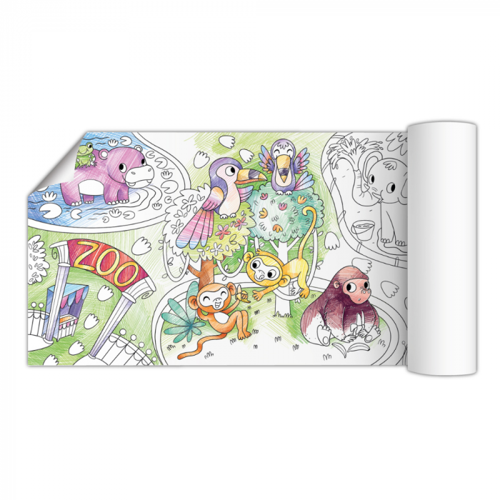 Poster de colorat - La Zoo [1]