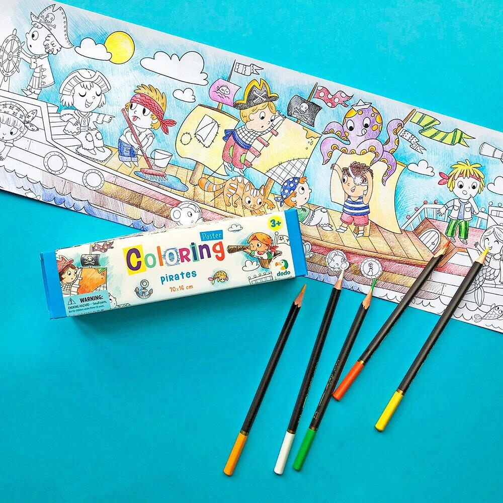 Poster de colorat - Pirati [5]