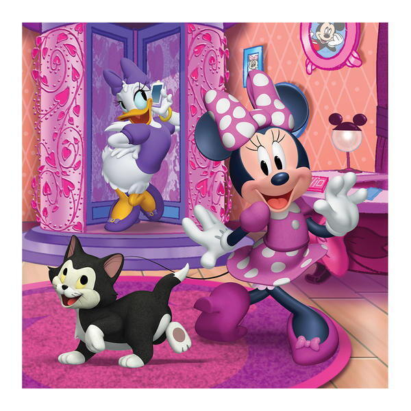 Puzzle 3 in 1 - O zi cu Minnie (55 piese) [3]
