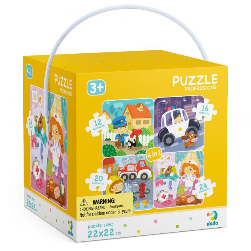 Puzzle 4 in 1 - Meserii (12, 16, 20, 24 piese) [1]