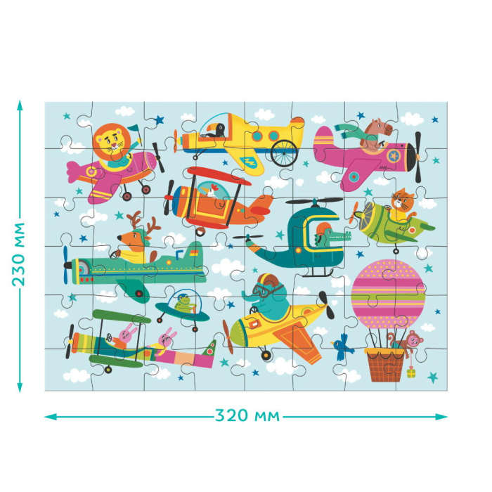 Puzzle - Aventuri in zbor (48 piese) [5]