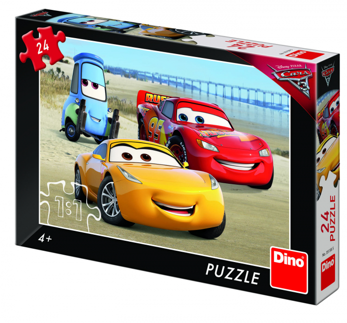 Puzzle - Cars 3 la mare (24 piese) [1]