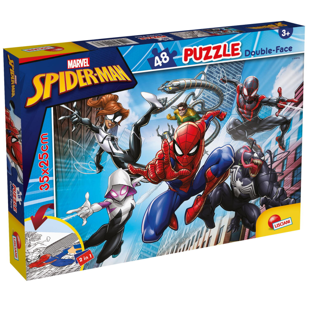 Puzzle de colorat - Spiderman (48 de piese) [1]