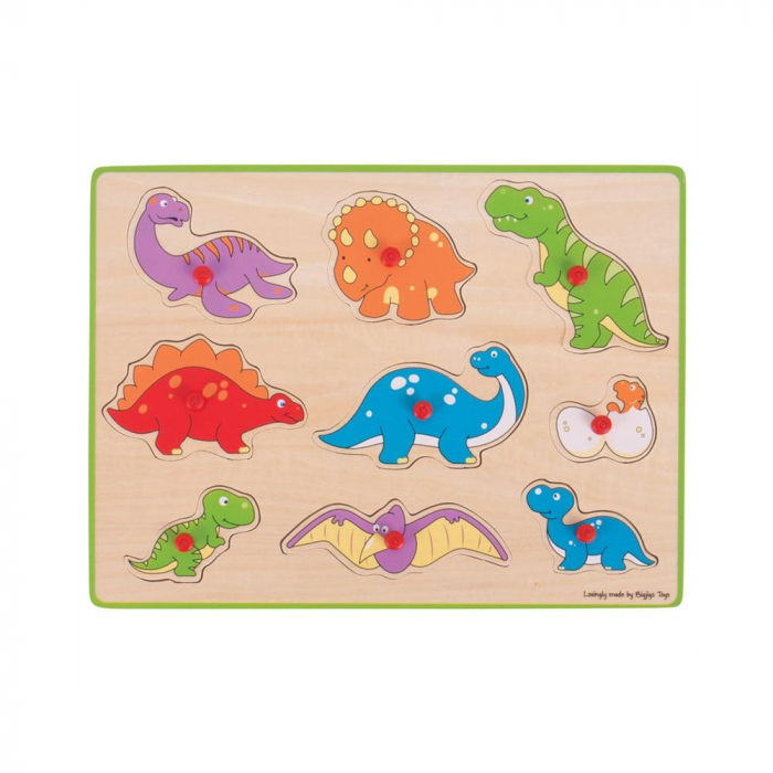 Puzzle din lemn incastru - Dinozauri [1]