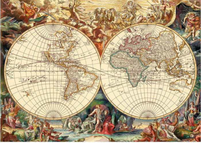 Puzzle - Harta istorica (1000 piese) [2]