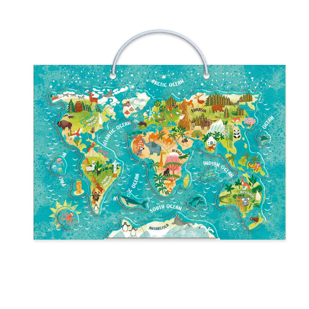 Puzzle magnetic - Lumea animalelor (36 piese) [2]