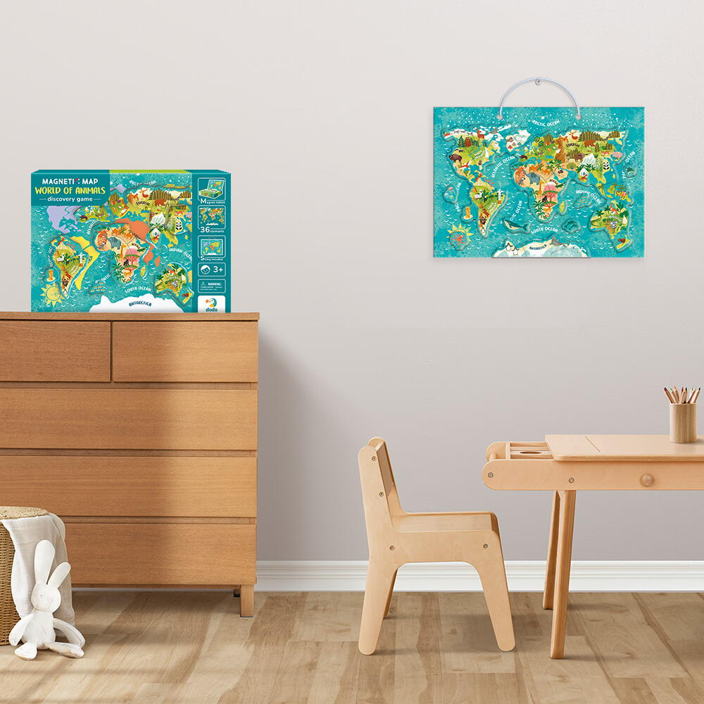 Puzzle magnetic - Lumea animalelor (36 piese) [5]