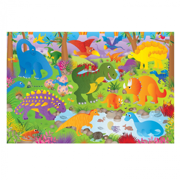 Puzzle Podea: Dinozauri (30 piese) [4]