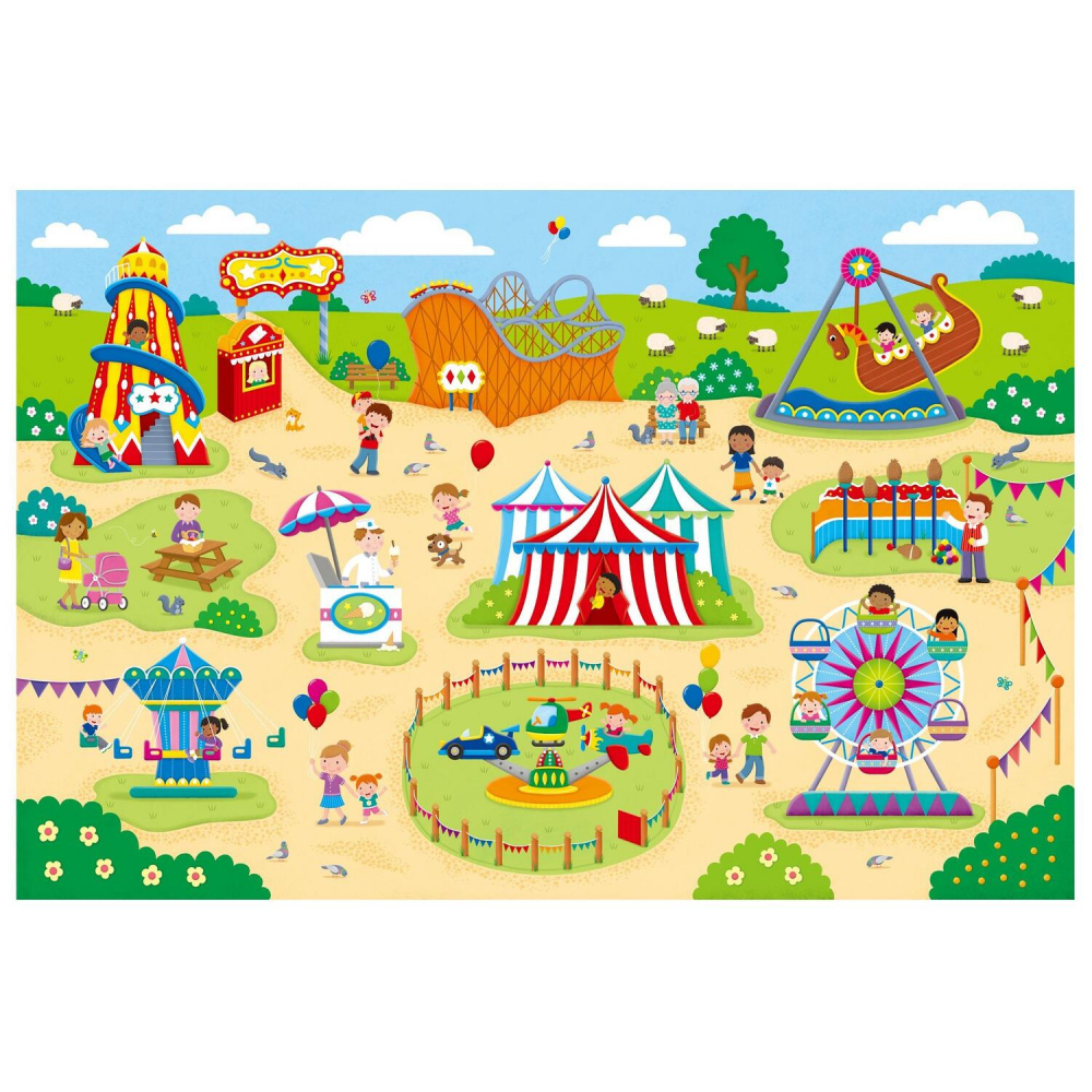 Puzzle Podea: Parcul de distractii (30 piese) [4]