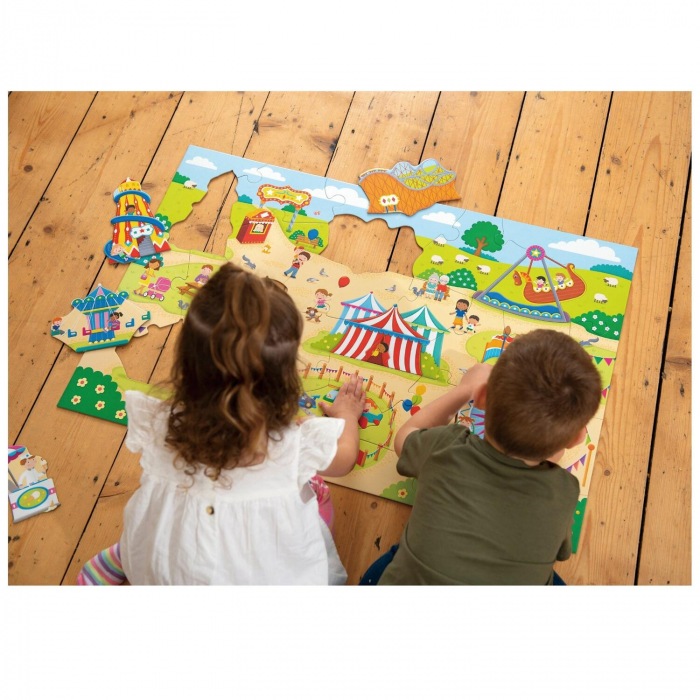 Puzzle Podea: Parcul de distractii (30 piese) [3]