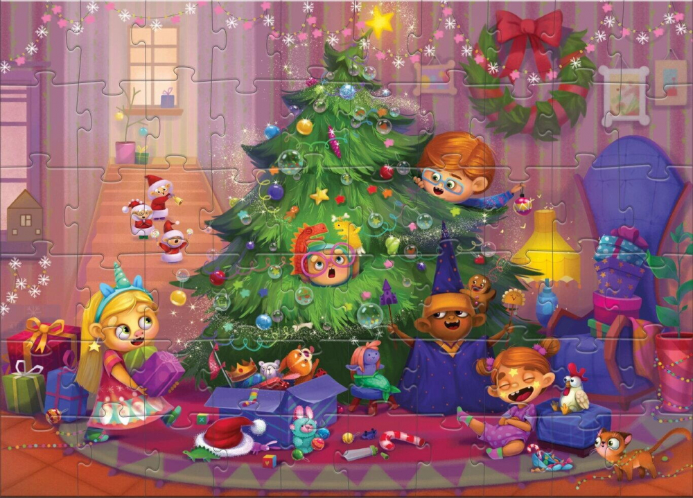 Puzzle - Pregatiri de Craciun (60 piese) [3]