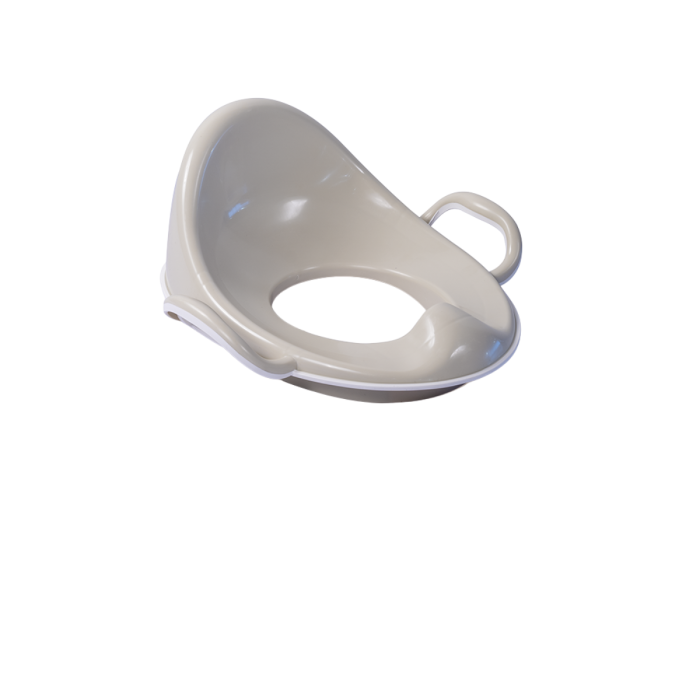 Reductor toaleta anitderapant cu spatar - Bej [1]