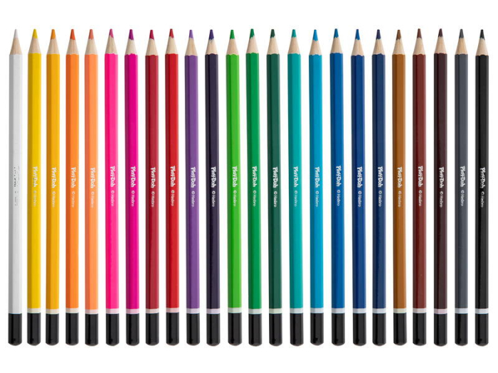 Set 24 creioane colorate in cutie metalica [3]