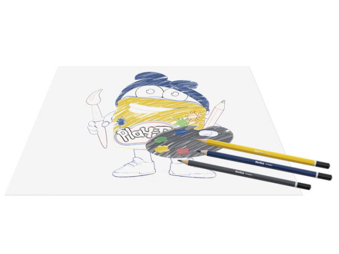 Set 24 creioane colorate in cutie metalica [4]