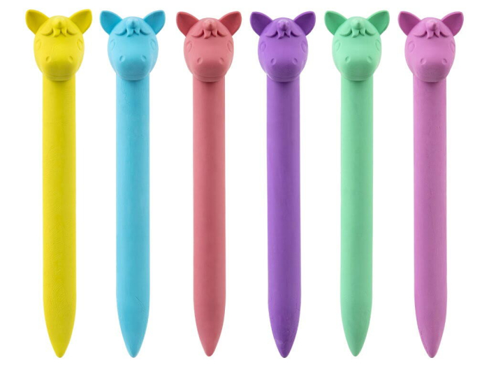 Set 6 creioane de plastic  - Unicorni [1]