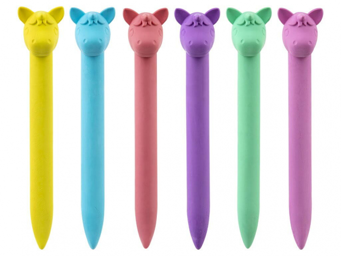 Set 6 creioane de plastic  - Unicorni [1]