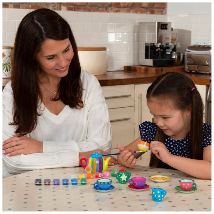 Set ceramica: Picteaza un set de ceai [7]