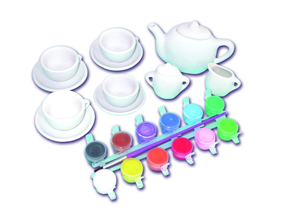 Set ceramica: Picteaza un set de ceai [3]
