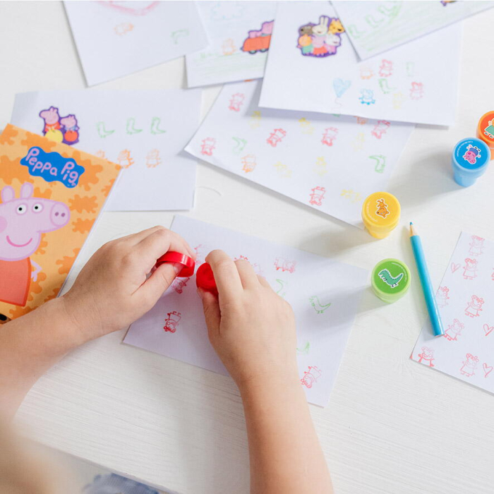 Set creativ cu stampile - Peppa Pig [7]