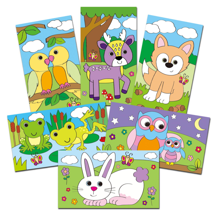 Set creativ de razuit - Animalute [2]