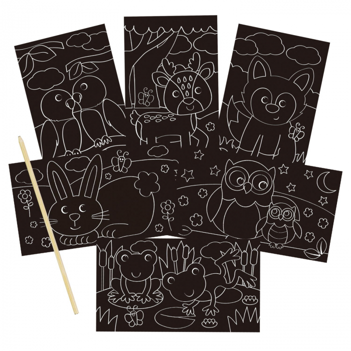 Set creativ de razuit - Animalute [3]