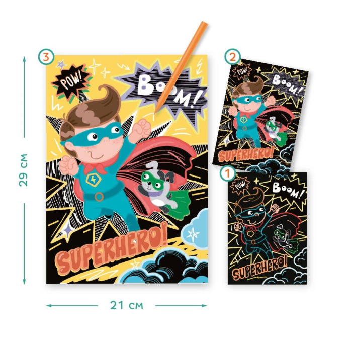 Set creativ de razuit - Supererou [2]