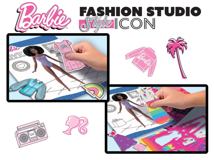 Set de colorat cu activitati Barbie - Fashion Icon [6]