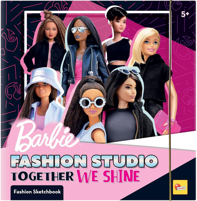 Set de colorat cu activitati Barbie - Fashion Studio [1]