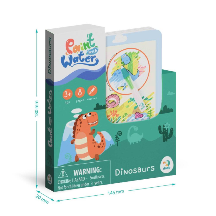 Set de colorat cu apa - Dinozauri [2]