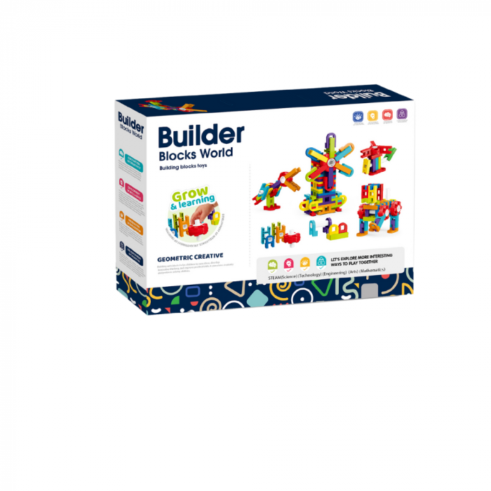 Set de constructie STEAM - Fun Blocks (78 piese) [3]