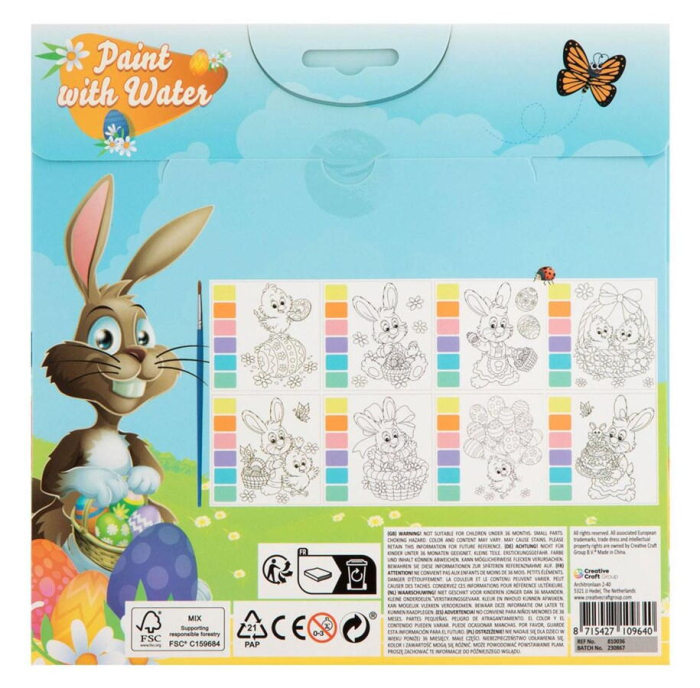 Set de pictat cu apa - Paste fericit [2]