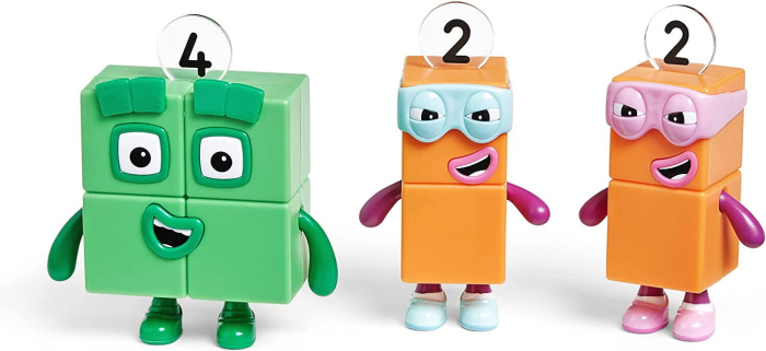 Set figurine Numberblocks - Patru & Teribilii Doi [2]