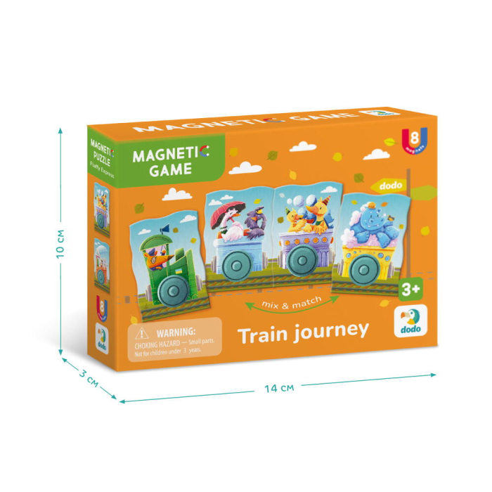 Set magnetic - Calatorie cu trenul [4]