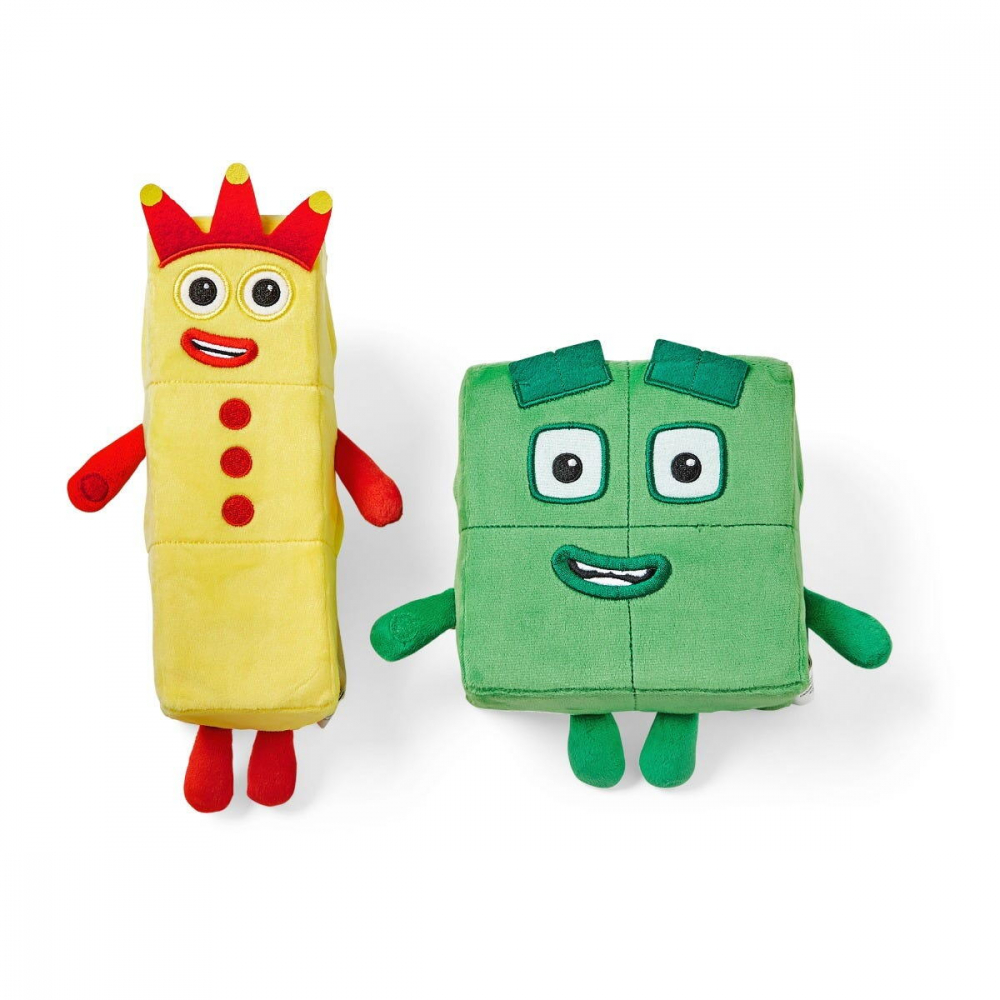Set mascote din plus Numberblocks - Trei & Patru [1]